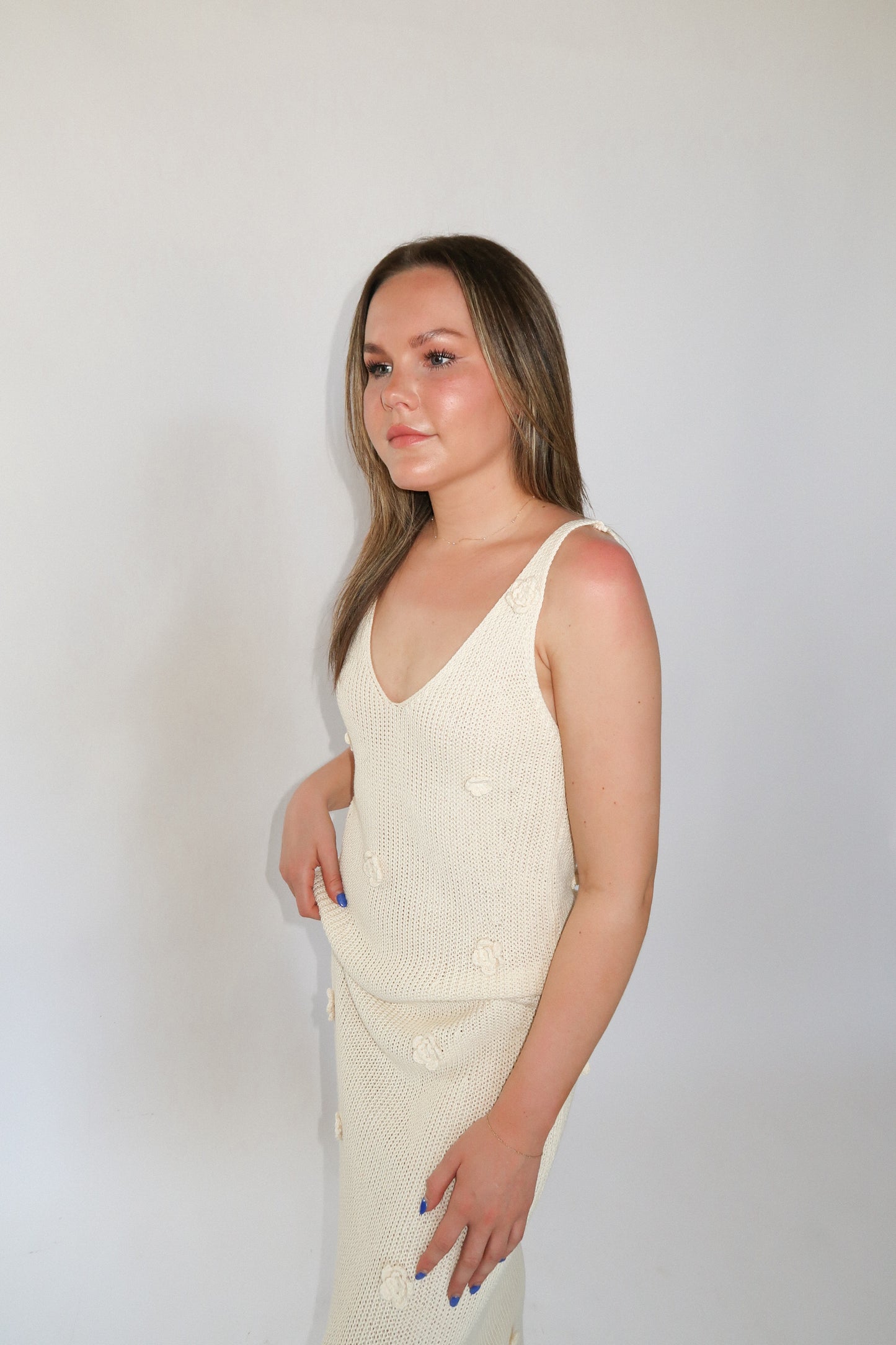 Cream Rose Cover Up