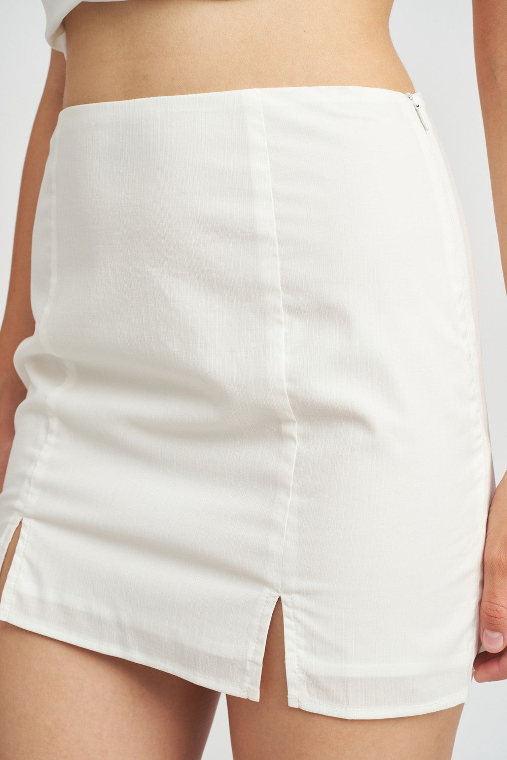 White Mini Skirt