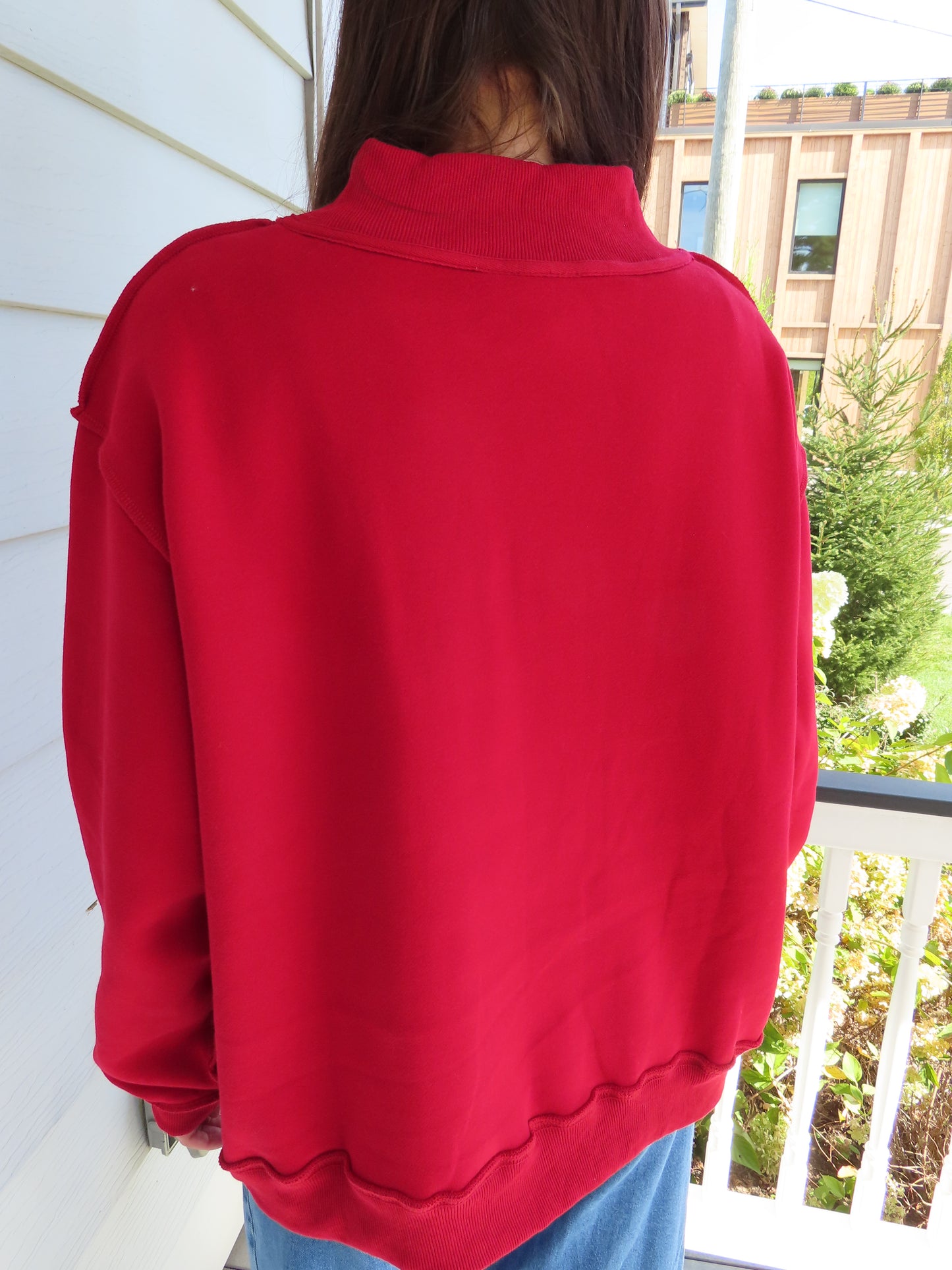 Striped Ohio Mockneck