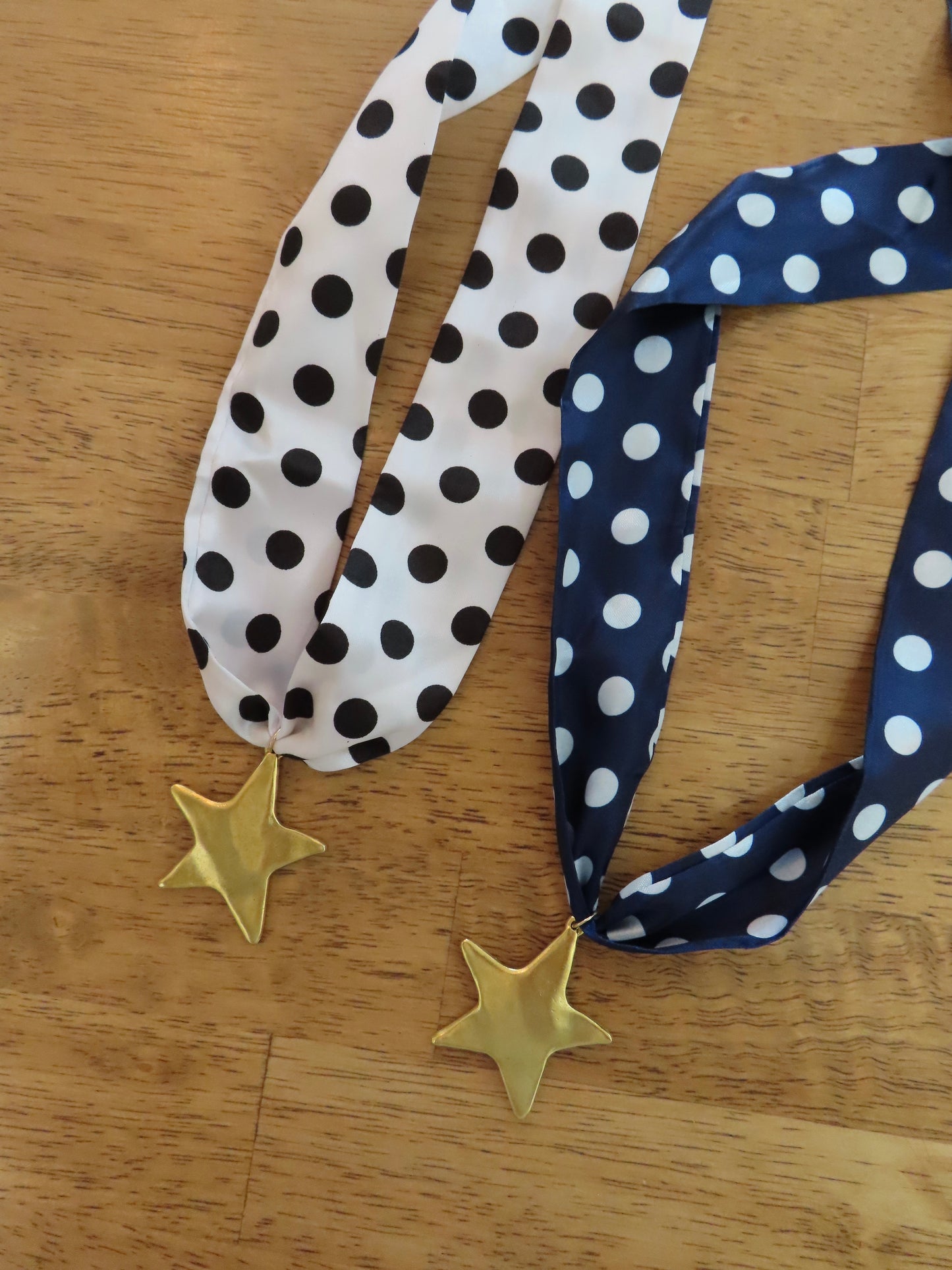 ALV Jewels Polka Dot Scarf Necklace