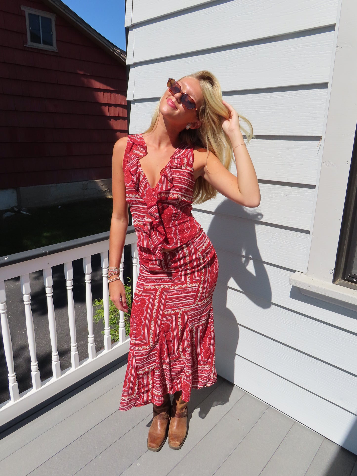 Scarlett Ruffle Top