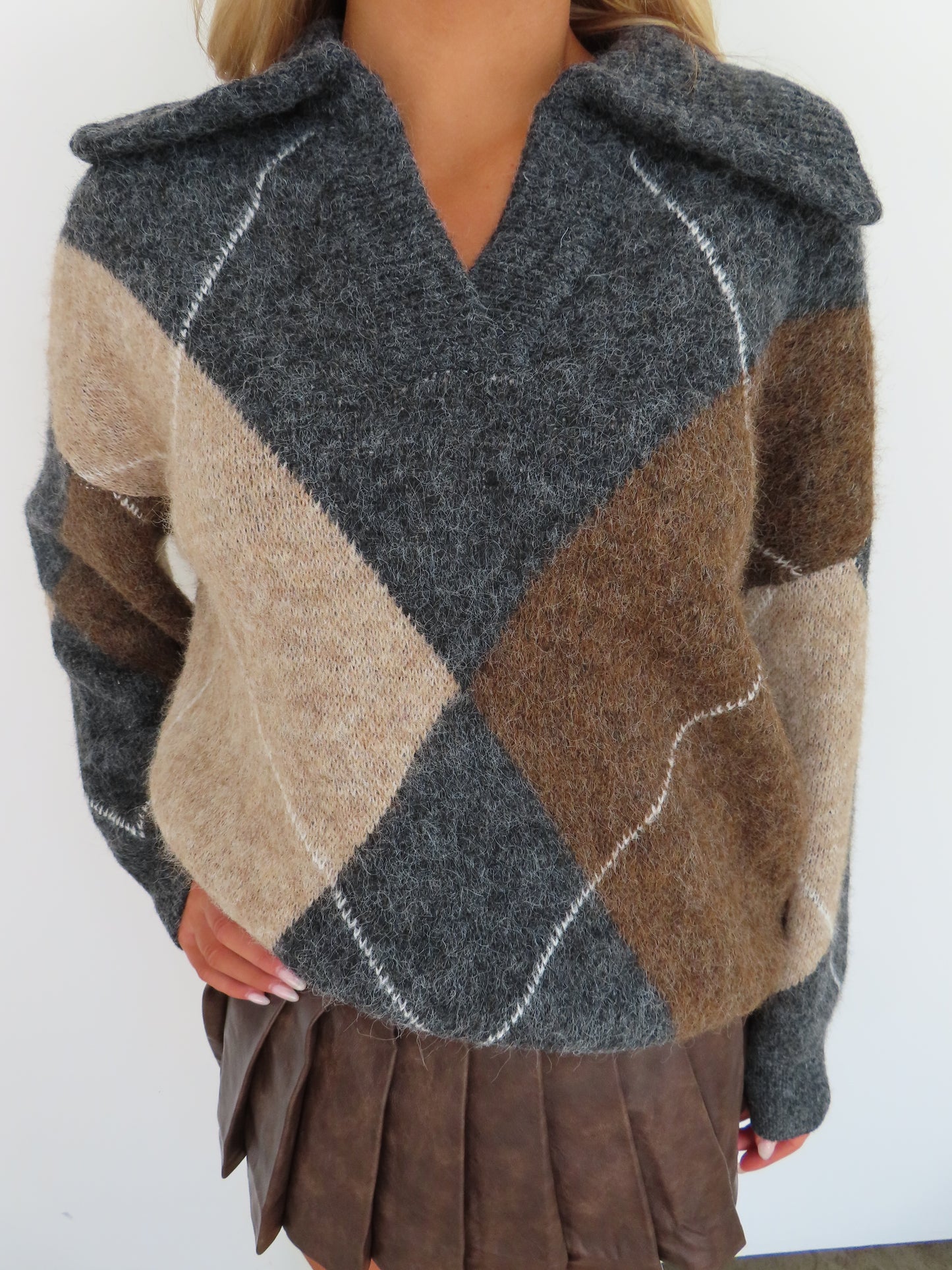 Maria Collared Sweater