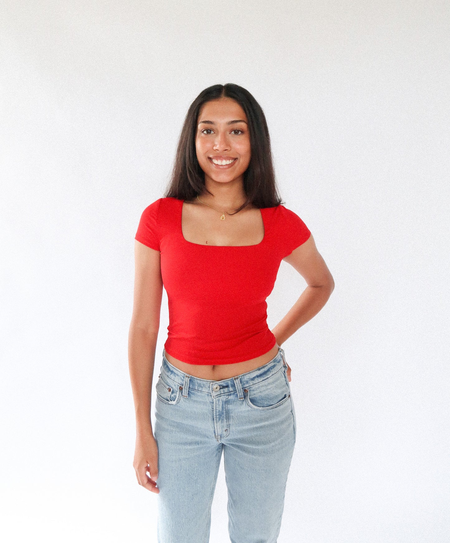Nova Square Neck Top FINAL SALE