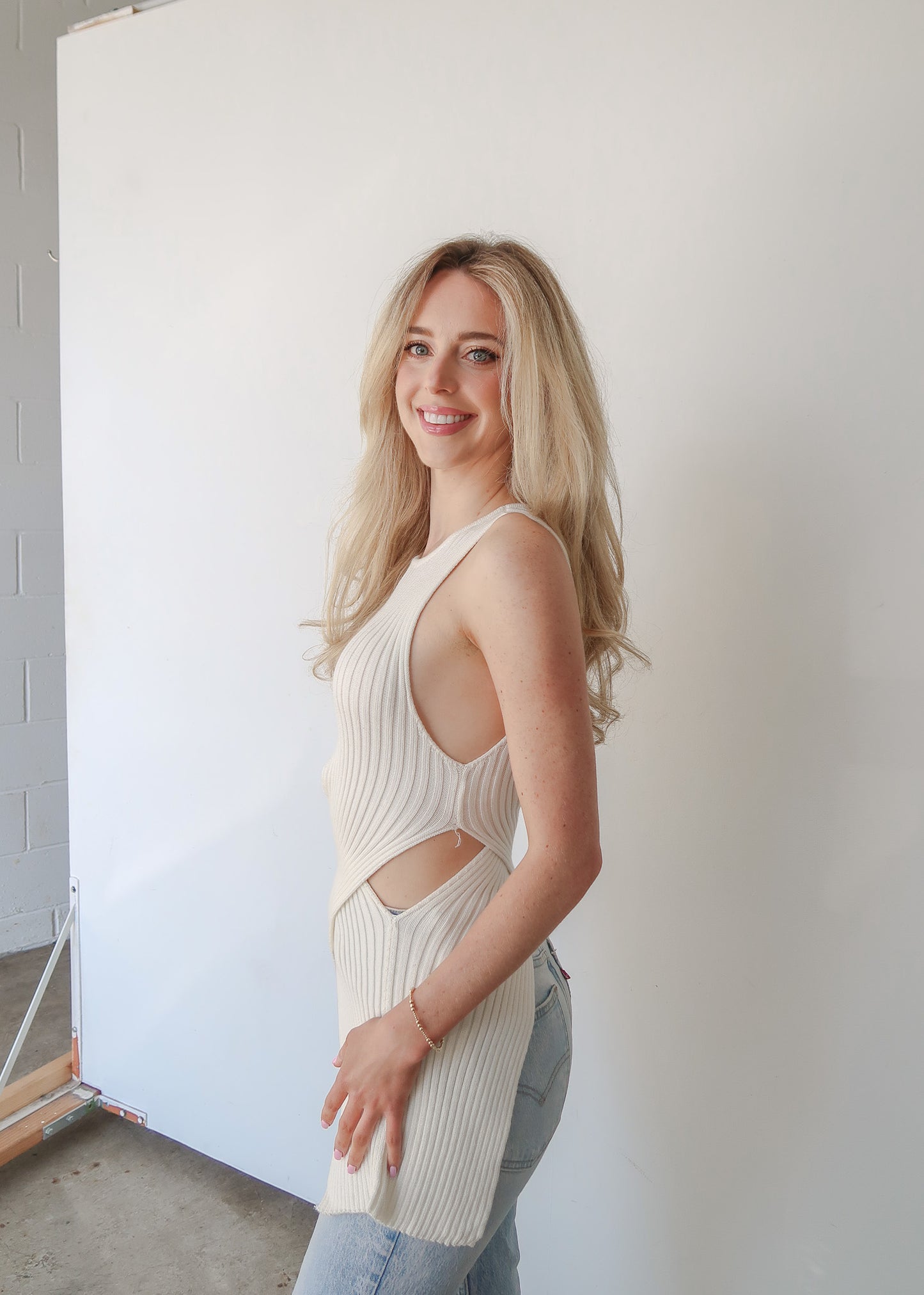 Harper Cut Out Sweater Top