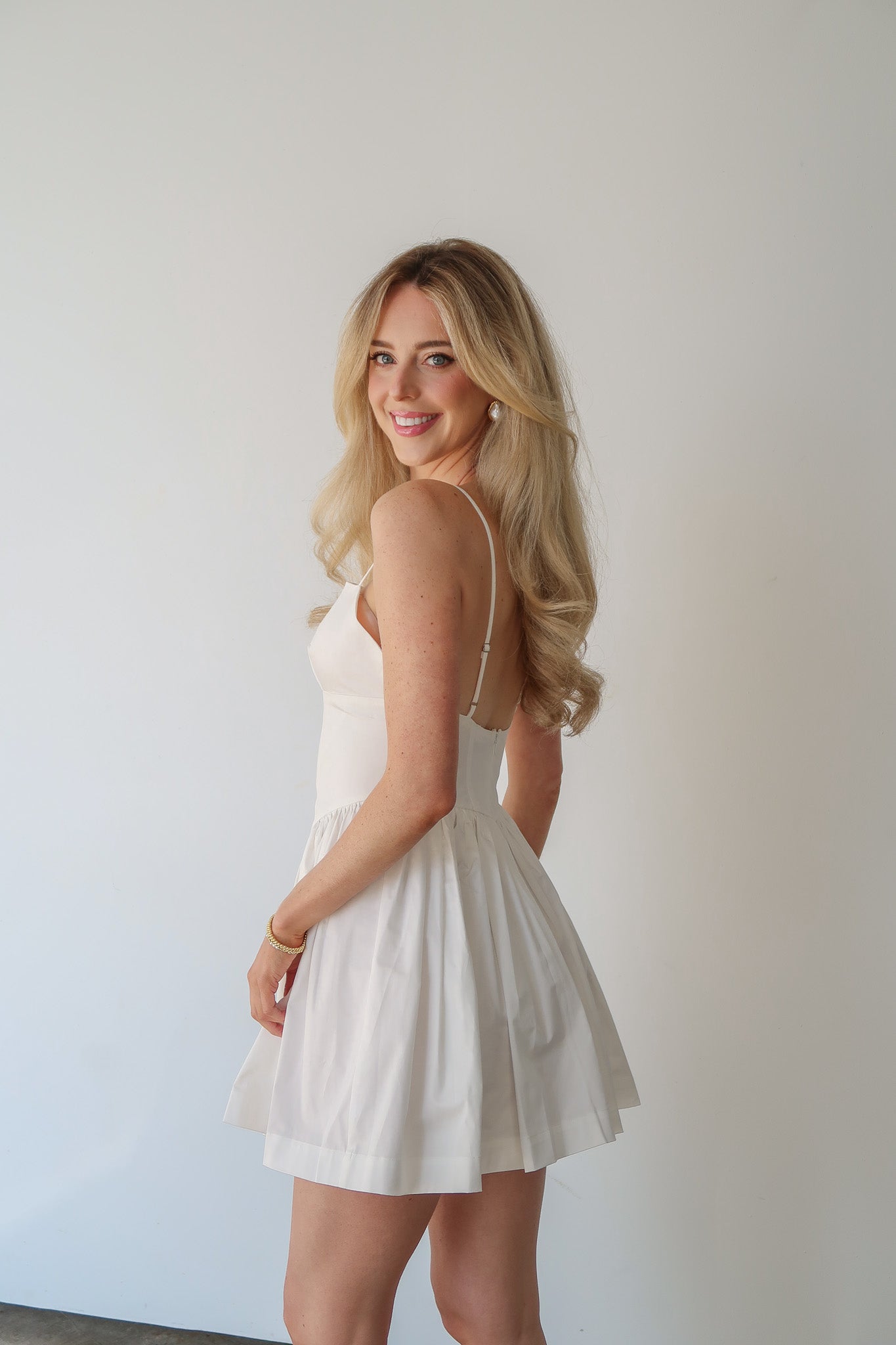 Eden White Mini Dress