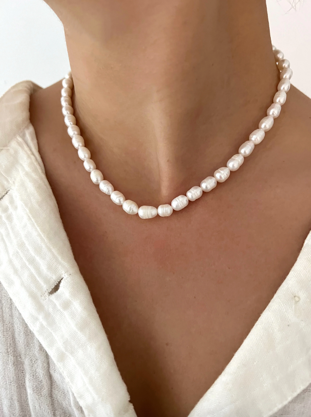 ALV Jewels Perfect Pearl Necklace