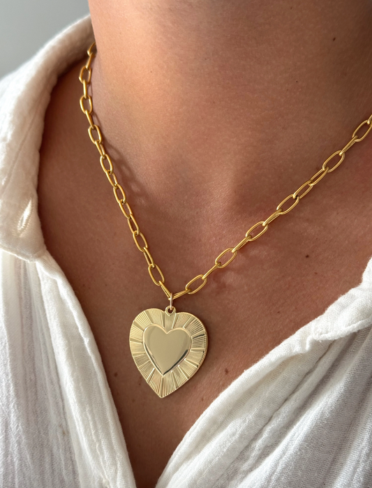 ALV Jewels Gracie Heart Necklace