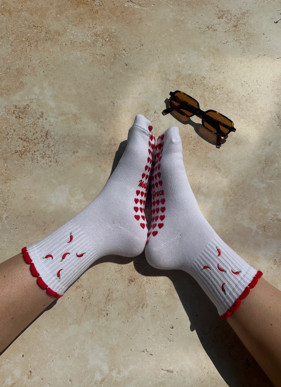 Chili Pepper Socks