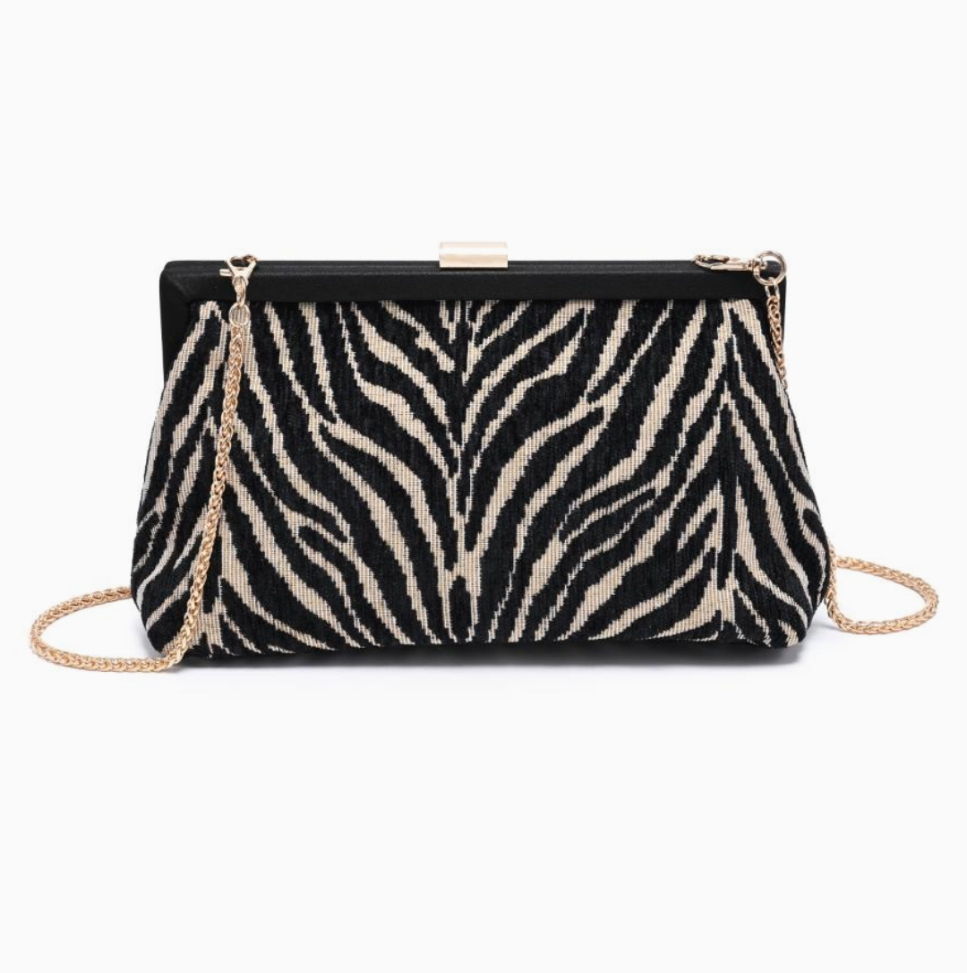 Zebra Evening Clutch