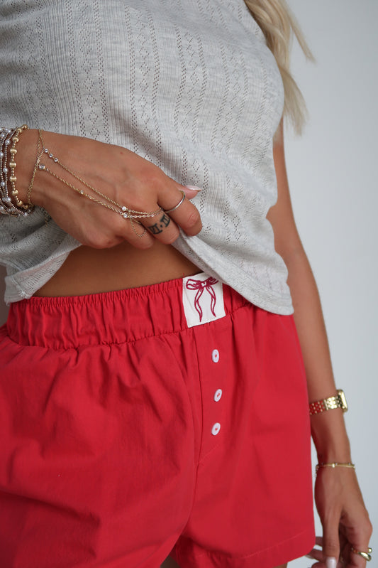 Red Boxer Shorts FINAL SALE