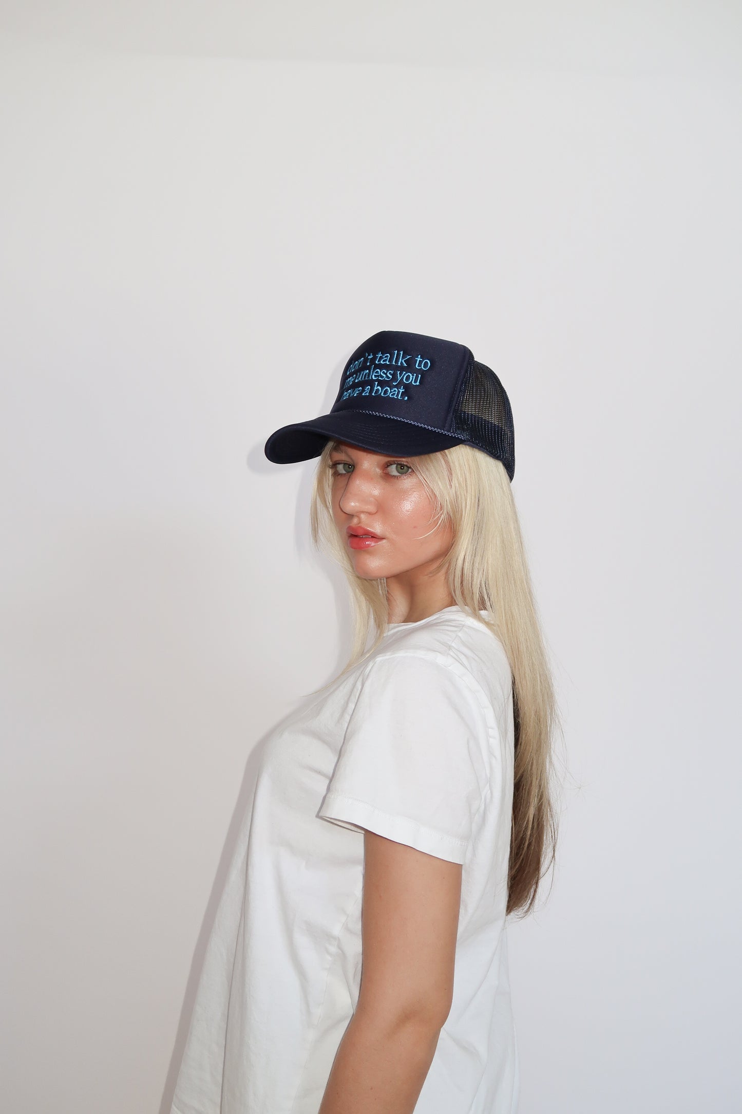 Don't Talk To Me Trucker Hat