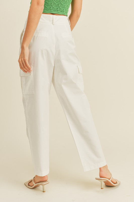 Tencel Blended Cargo Pants