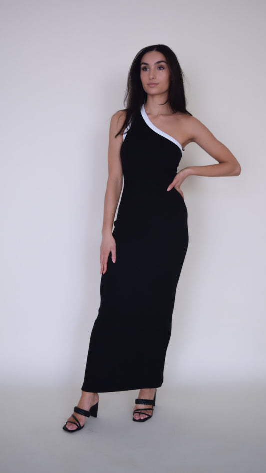 May One Shoulder Maxi Dress FINAL SALE