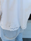 Denim Embroidery Top