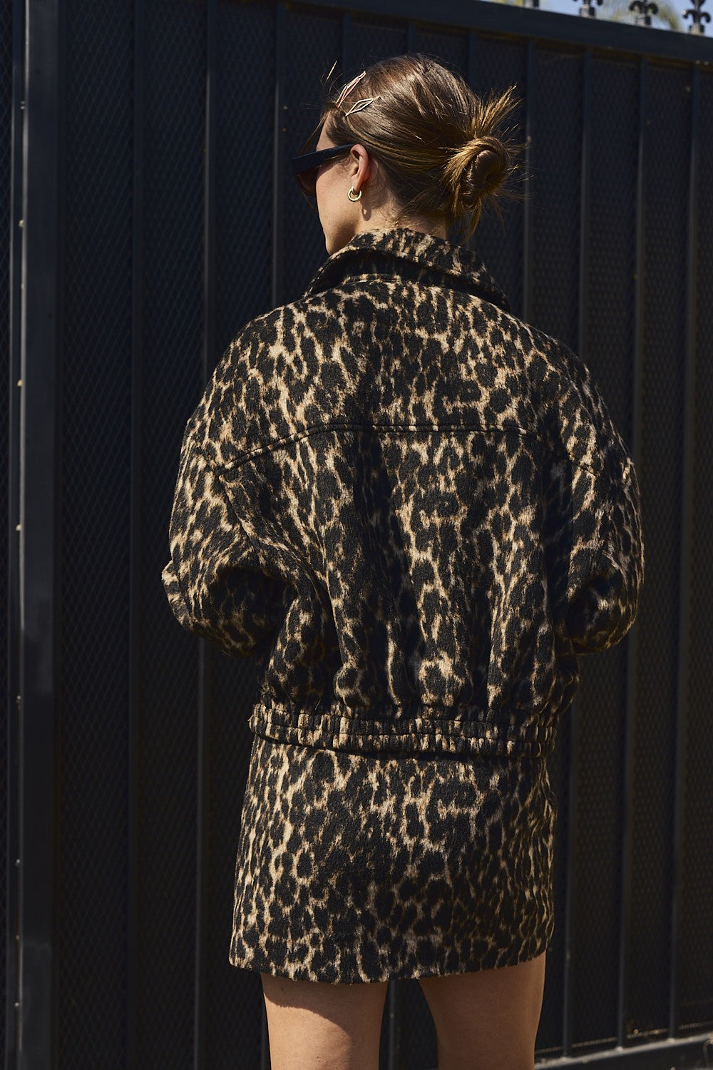 Vivian Leopard Print Jacket