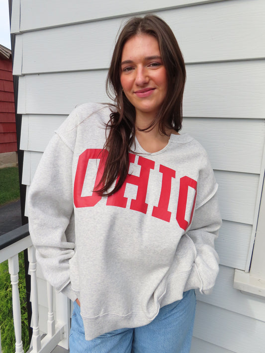 Ohio Cut Out Crewneck