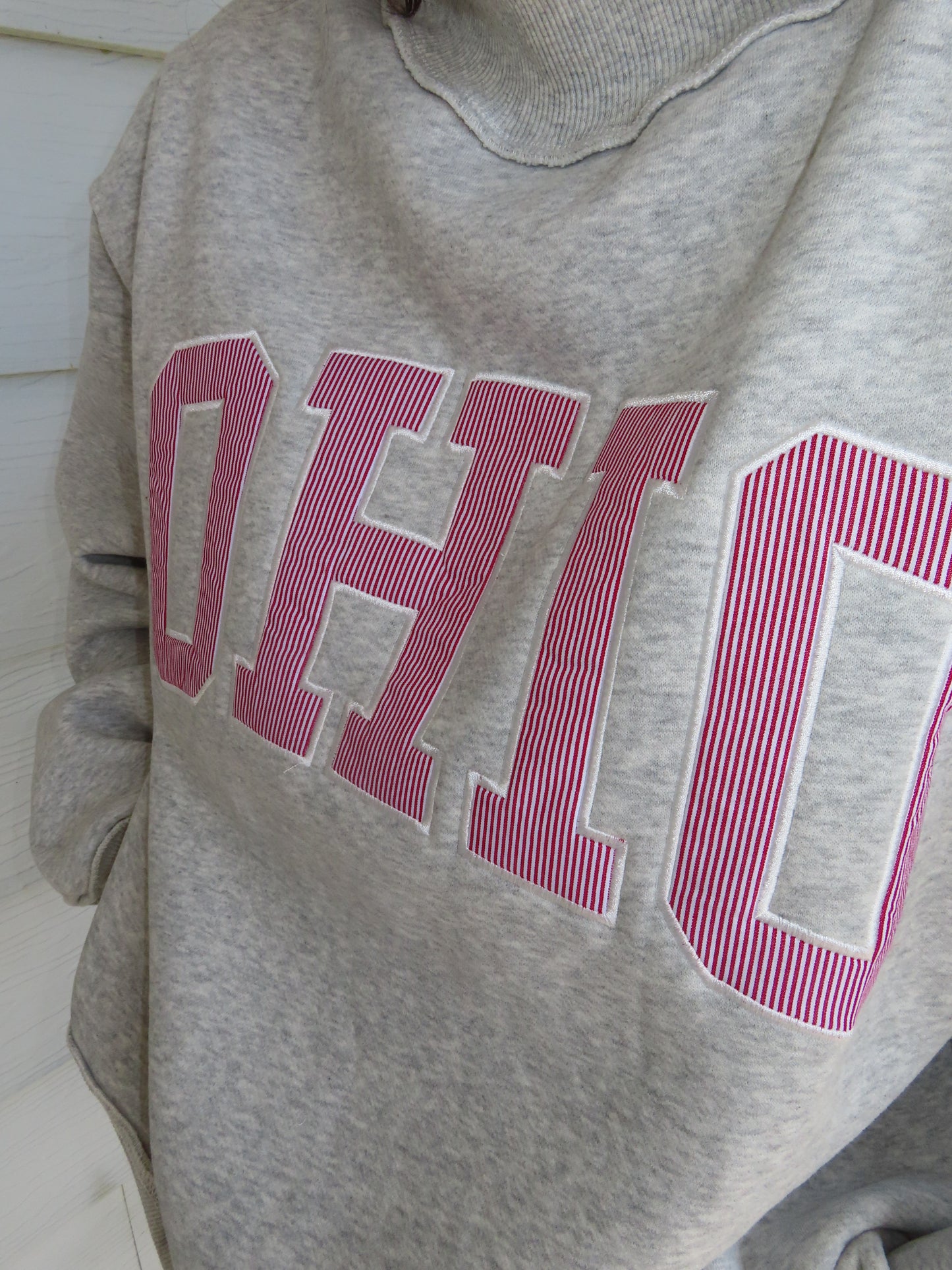 Striped Ohio Mockneck