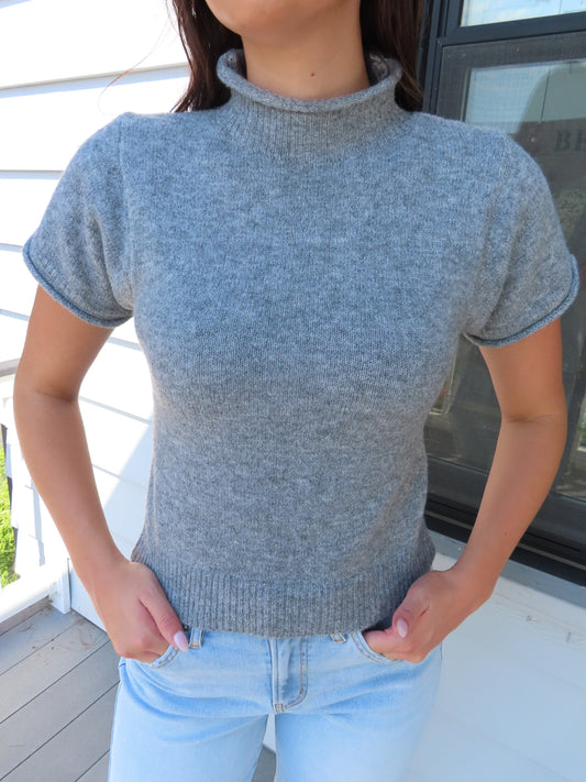 Short Sleeve Knit Top