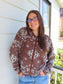 Bandana Print Zip Up