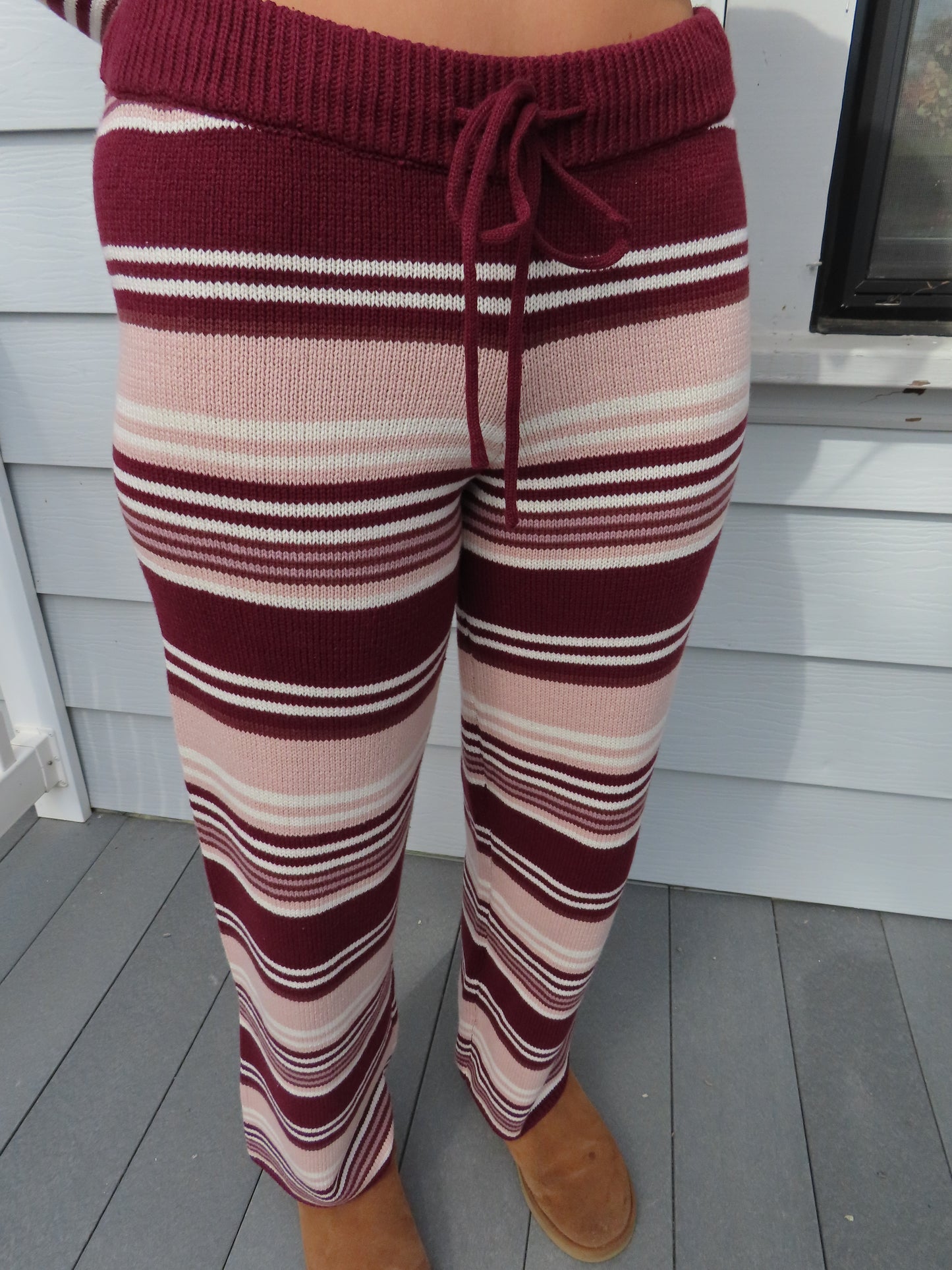 Lana Stripe Knit Pants