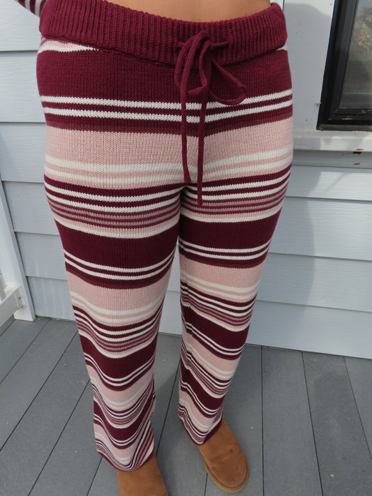 Lana Stripe Knit Pants