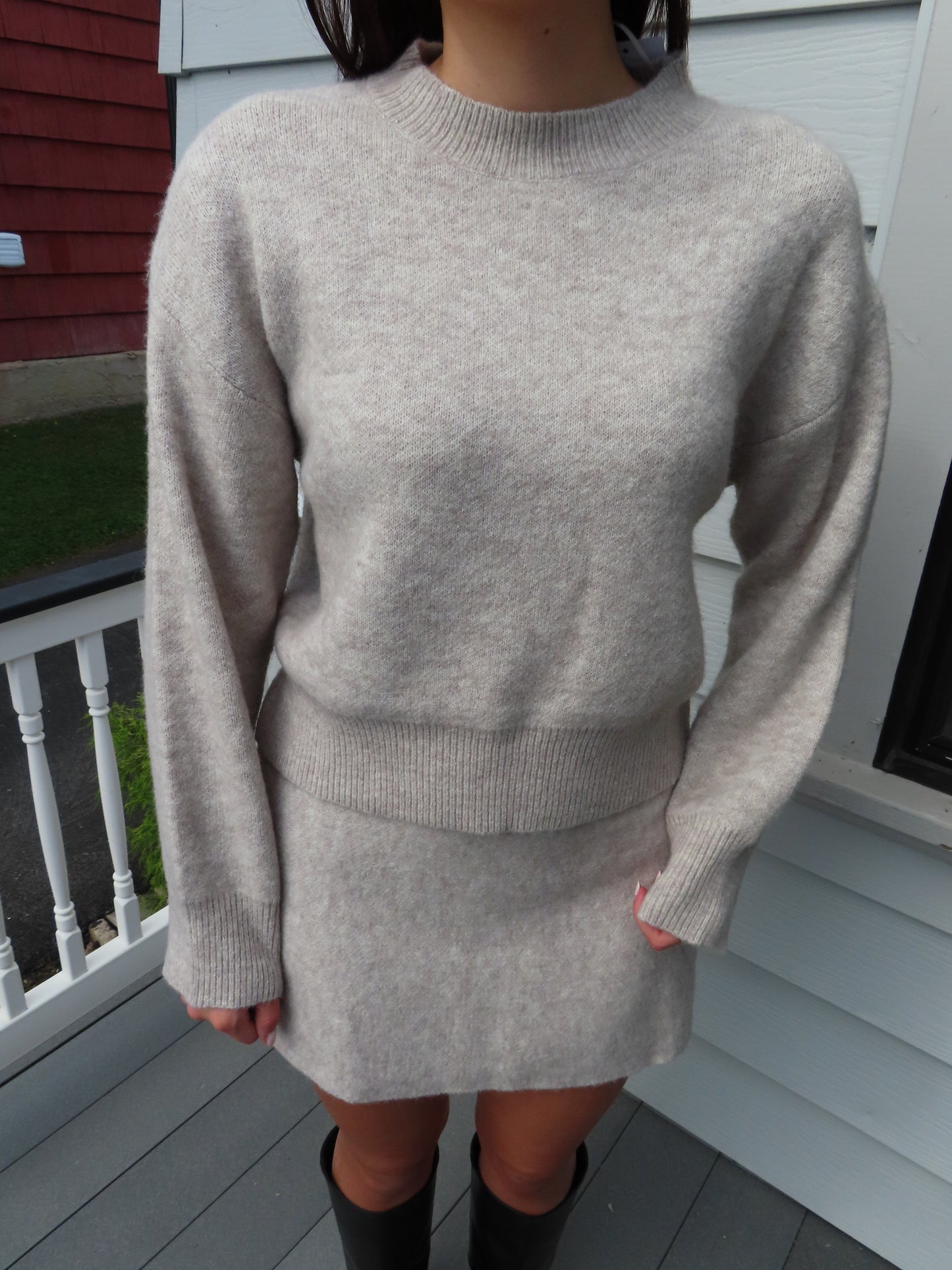 Stevie Sweater Skirt Set