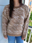 Zebra Brushed Sweater