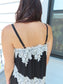 Contrast Lace Maxi Dress