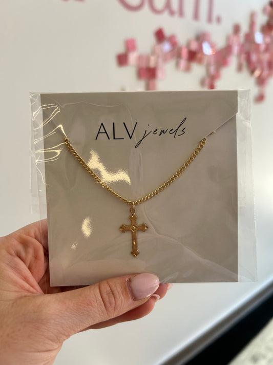 ALV Jewels Big Cross Necklace