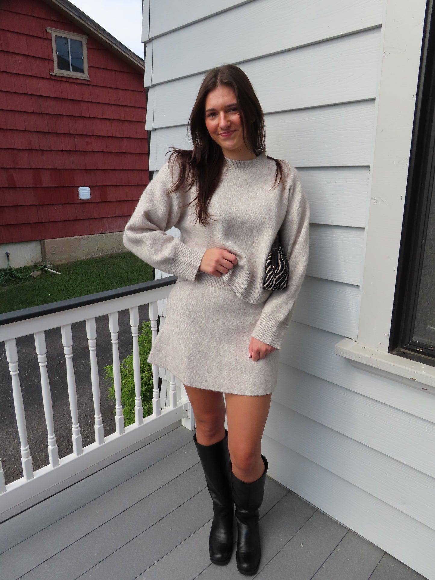 Stevie Sweater Skirt Set