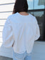Denim Embroidery Top