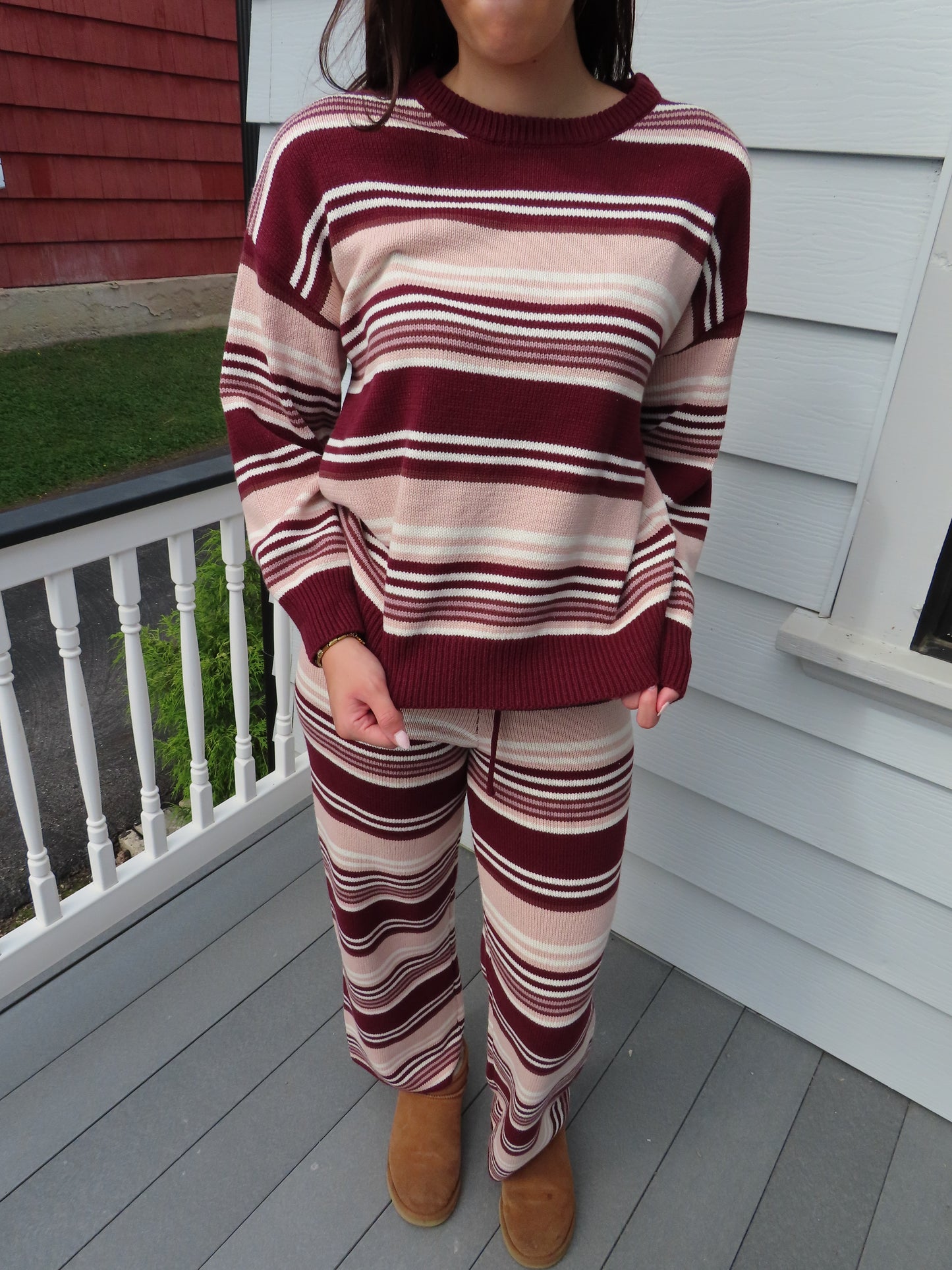 Lana Stripe Knit Pants