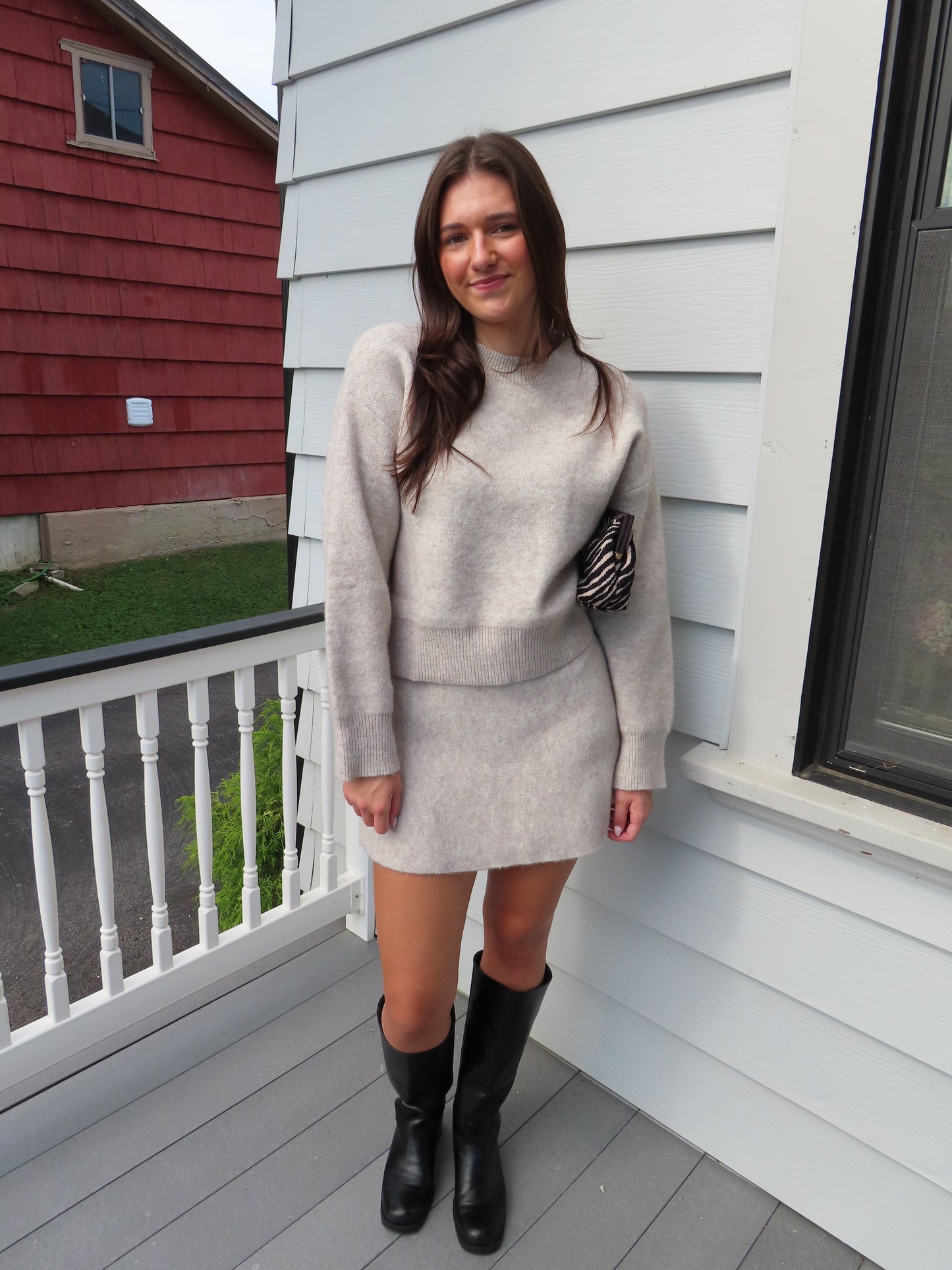 Stevie Sweater Skirt Set