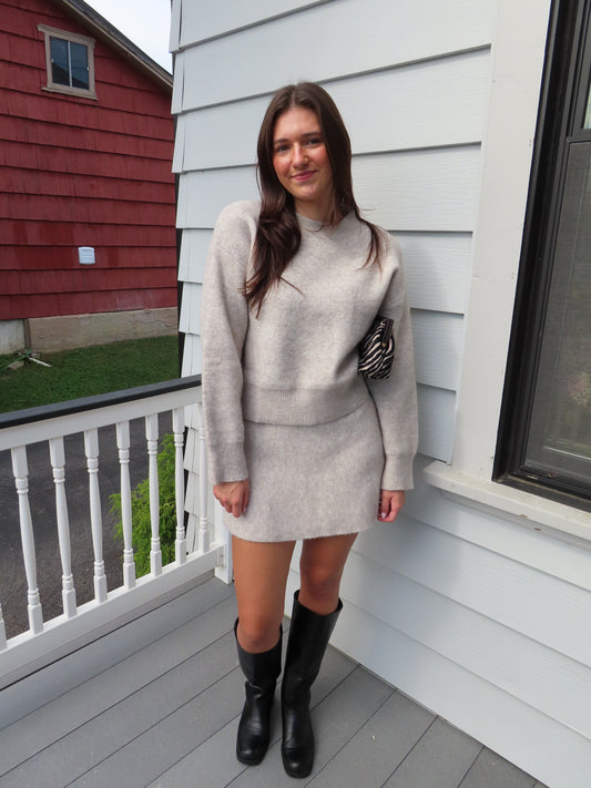 Stevie Sweater Skirt Set