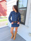 Denim Belted Dress