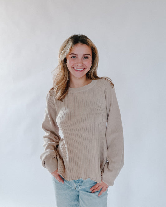 Marigold Open Back Sweater