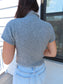 Short Sleeve Knit Top