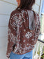 Bandana Print Zip Up