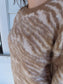 Zebra Brushed Sweater