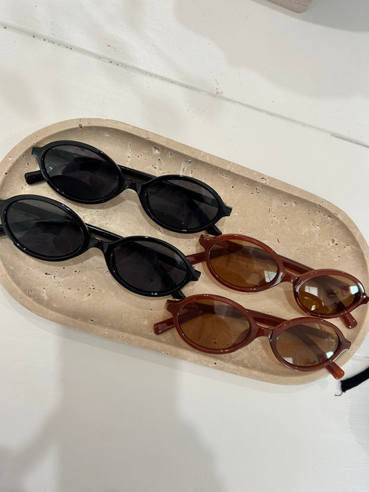 Oval Frame Sunglasses