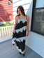 Contrast Lace Maxi Dress