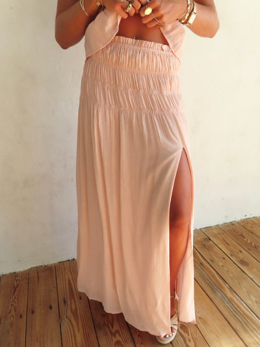 Lola Smocked Maxi Skirt