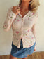 Floral Mesh Top