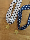 ALV Jewels Polka Dot Scarf Necklace