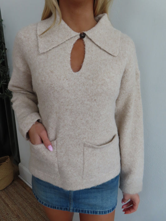 Maple Collared Sweater