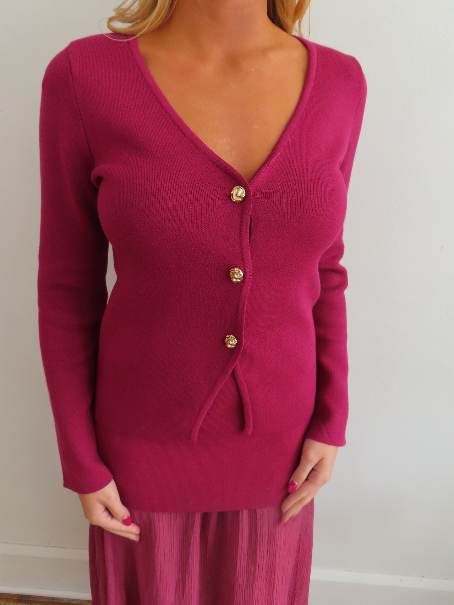 Belle Button Down Top