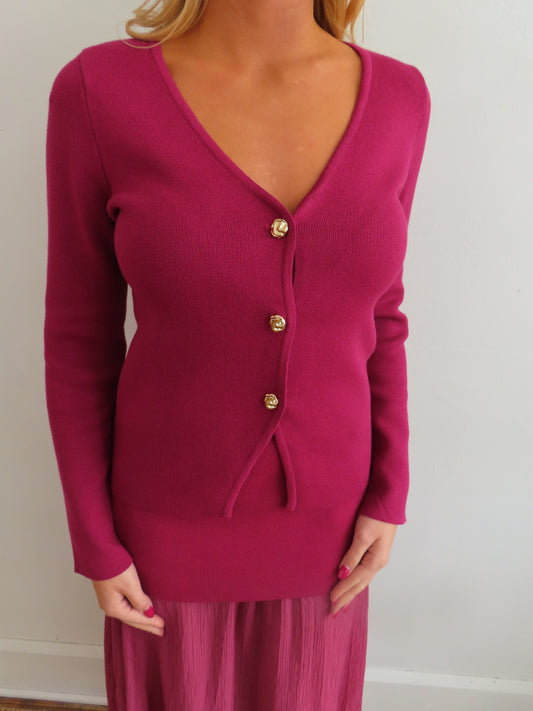 Belle Button Down Top