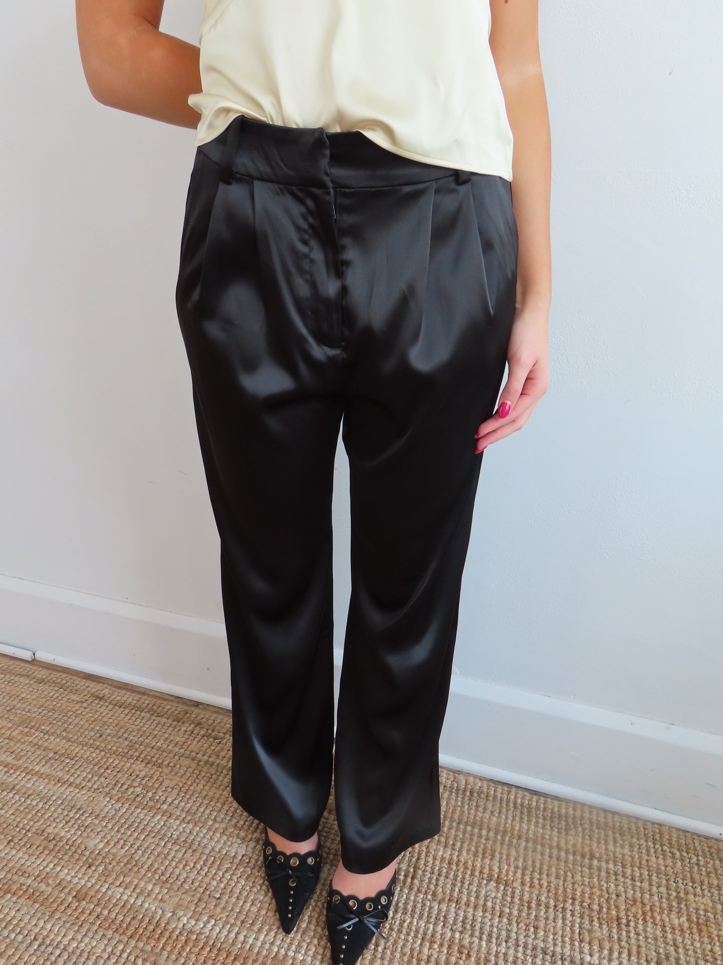 Satin Trouser Pants