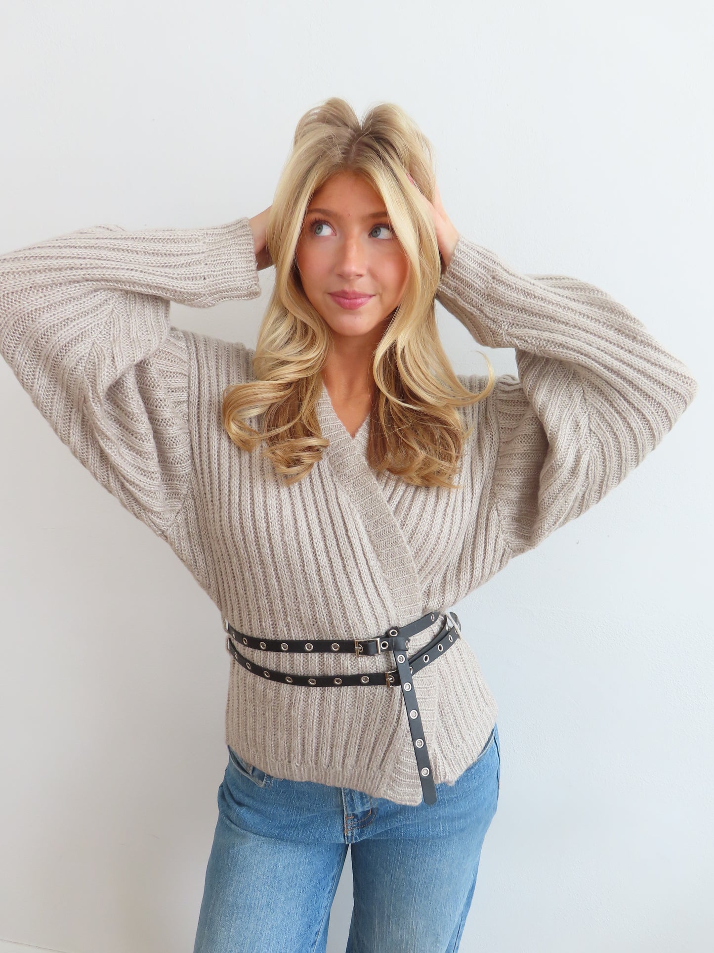 Blake Wrap Sweater