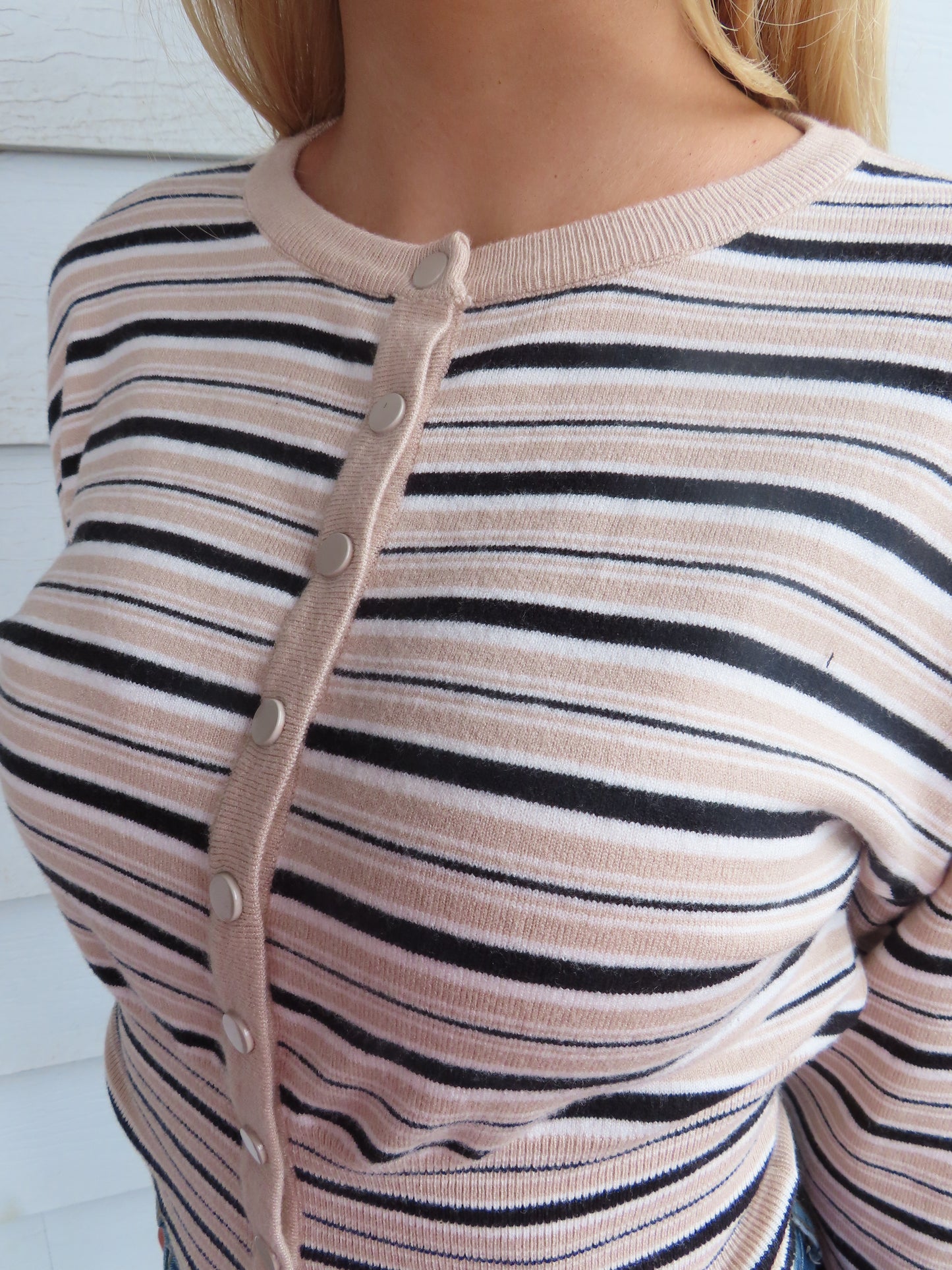 Veronica Striped Cardigan